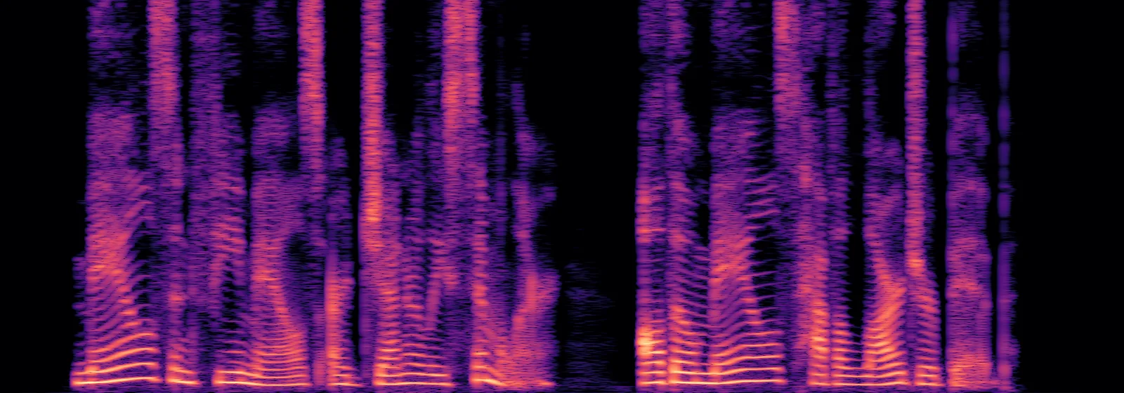 Spectrogram of Kokoro, the teacher